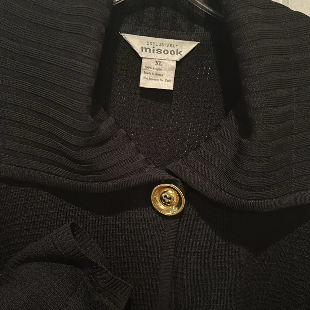 Misook sz XL single button jacket beautiful!!😻🧥